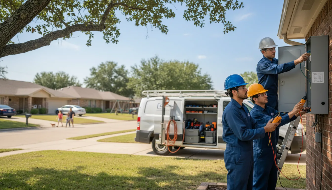 Certified electrician providing emergency electrical services in Gibbon, NE